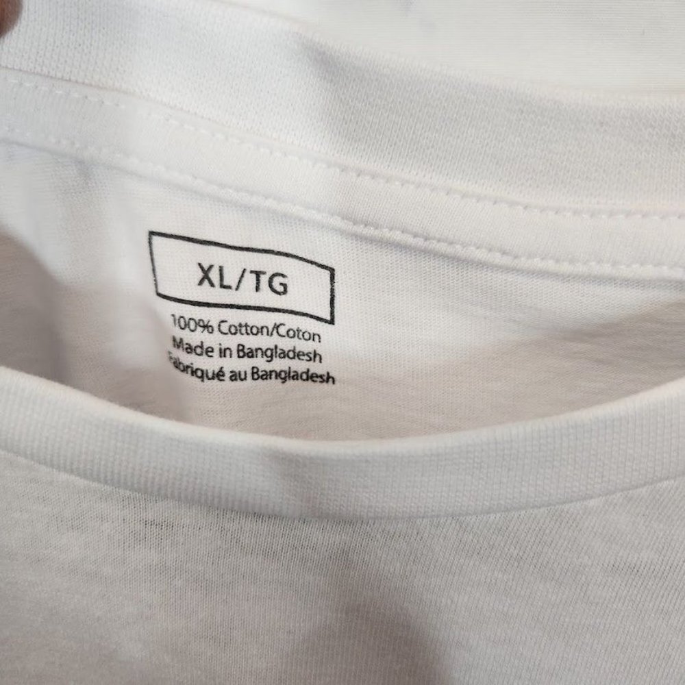Miami Short Sleeve Crewneck Collegiate Printed Graphic Tee in White - Size XL - Picture 6 of 6